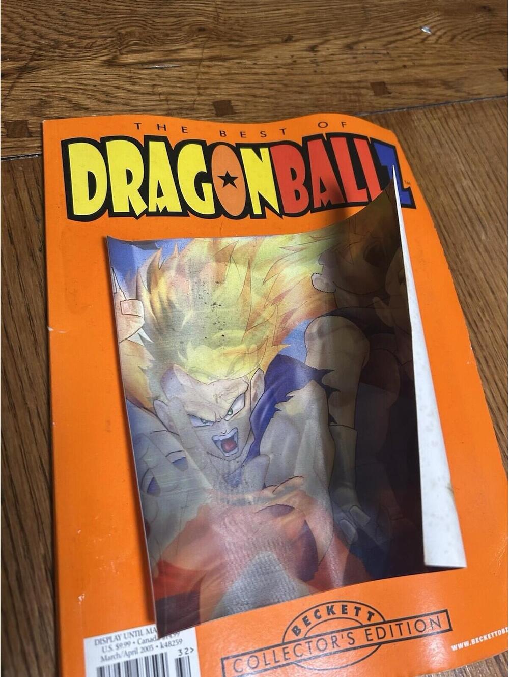 Listing for "The Best of Dragon Ball Z" Beckett Collector's Edition Magazine